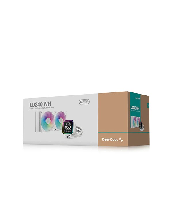 Sistem de racire lichid DEEPCOOL LD240 WH/ Universal/ 280W/ <38.71dBA/ 72.04 CFM photo 6