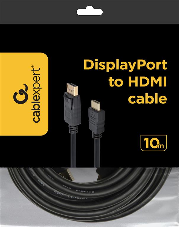 Cablu 4K DP-HDMI  Cablexpert CC-DP-HDMI-10M, 10m photo 4