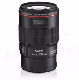 Prime Lens Canon EF 100 mm f/2.8L IS USM Macro (3554B005)