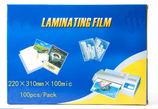 PSPET 007892, A4 Lamination Film 100 microns, 100 sheets, PS. photo 1