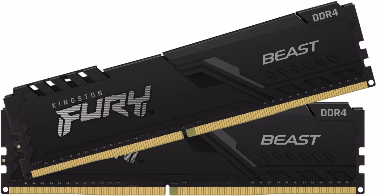 Оперативная память Kingston FURY® Beast DDR4 3600 МТ/с 64ГБ (Kit of 2*32ГБ) 