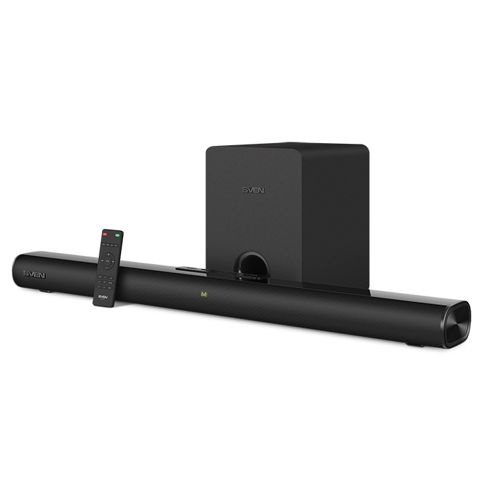 SVEN Soundbar SB-2150A, black (180 W, USB, display, RC, Optical, Bluetooth, wireless subwoofer) photo 1
