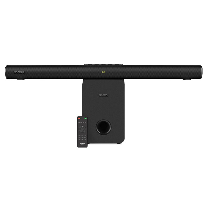 SVEN Soundbar SB-2150A, black (180 W, USB, display, RC, Optical, Bluetooth, wireless subwoofer) photo 2