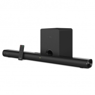 SVEN Soundbar SB-2150A, black (180 W, USB, display, RC, Optical, Bluetooth, wireless subwoofer) thumbnav 1