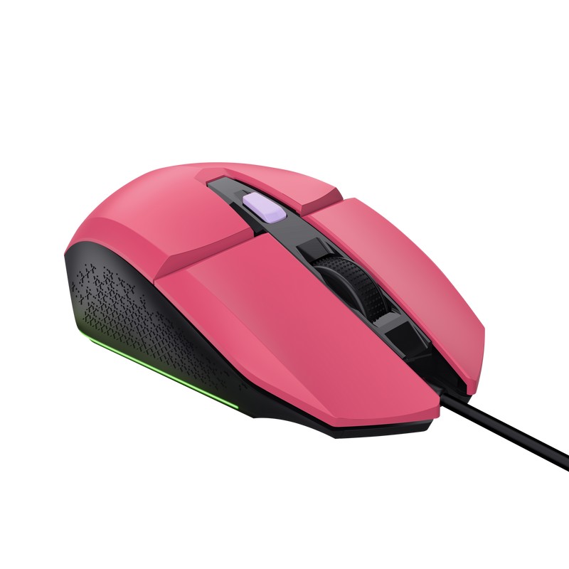 Игровая мышь Trust GXT 109P FELOX, USB, Pink photo 3