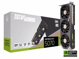 Placa video ZOTAC GeForce RTX 5070 SOLID OC / 12GB / GDDR7 / 192bit