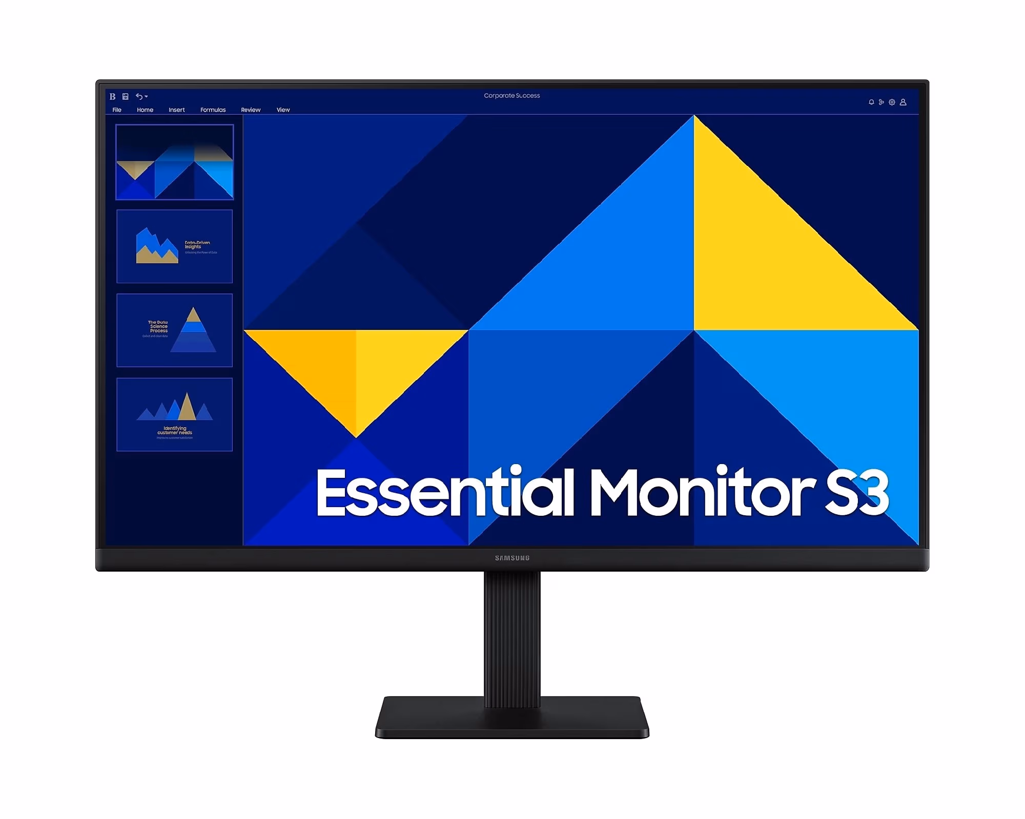 27.0” Monitor SAMSUNG S3 S30GD/ 100Hz/ 5ms/ Black 
