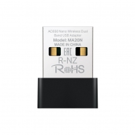 USB 2.0 / Wi-Fi 5 Adapter / MERCUSYS MA20N /  Dual Band AC650 thumbnav 1