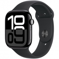 Smart watch Apple Watch Series 10 GPS 42mm Jet Black Aluminium Case with Black Sport Band - M/L (MWWF3QI/A) thumbnav 1
