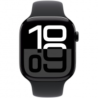 Smart watch Apple Watch Series 10 GPS 42mm Jet Black Aluminium Case with Black Sport Band - M/L (MWWF3QI/A) thumbnav 2