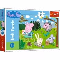 Trefl 18245 Puzzle 30 Forest Expedition Peppa Pig