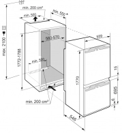 Встраиваемый холодильник Liebherr ICNd 5123 Plus NoFrost