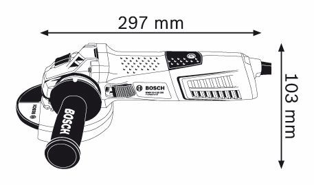 Polizor unghiular Bosch GWS 12-125 CIE, 0601794002 photo 2
