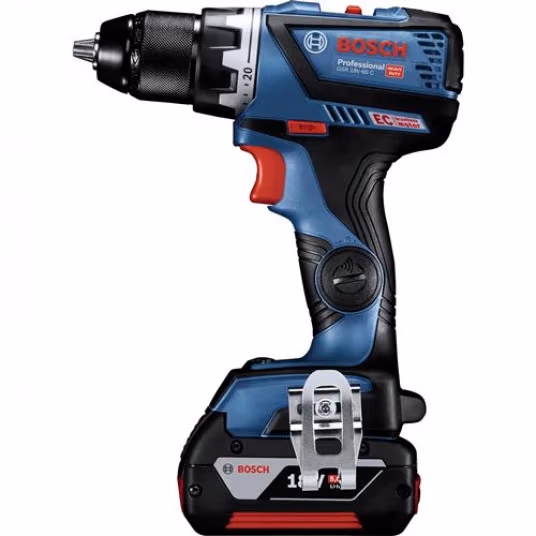 Masina de gaurit si insurubat  cu acumulator Bosch GSR 18V-60 C Solo, 06019G1102