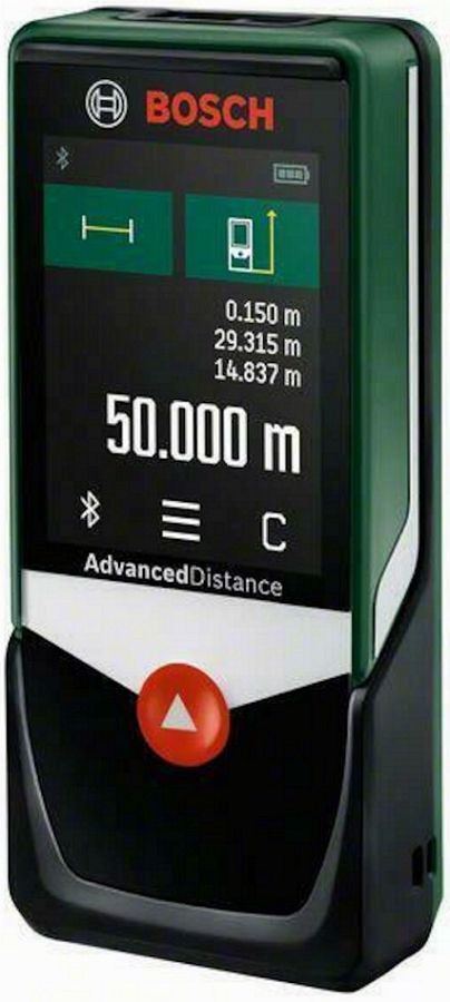 Telemetru cu laser Bosch AdvancedDistance 50C, 0603672202 photo 1 Telemetru cu laser Bosch AdvancedDistance 50C, 0603672202 photo 1