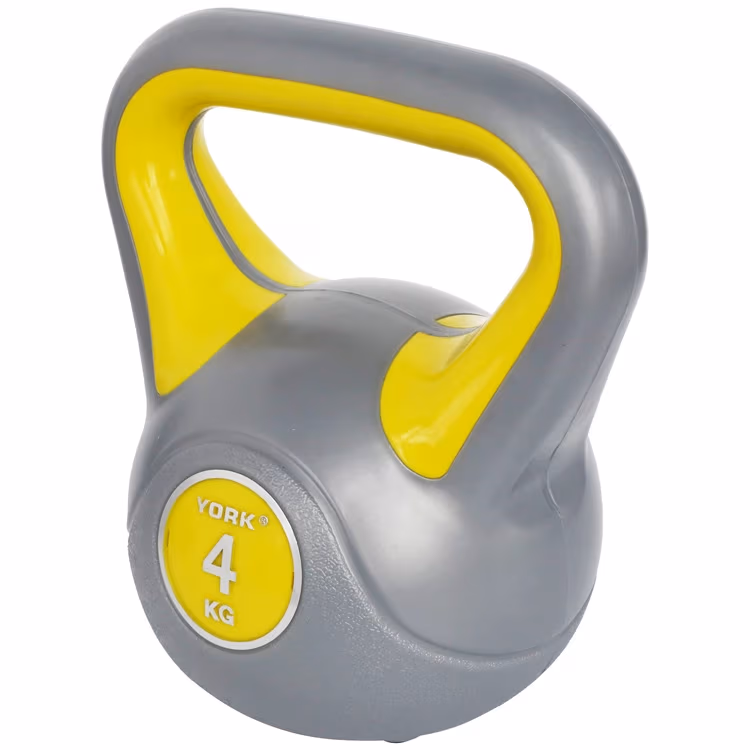 Greutate 4 kg YORK Vinyl Kettlebell 