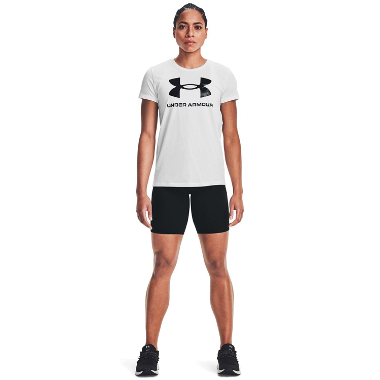 Tricou Under Armour LIVE SPORTSTYLE GRAPHIC SSC LG Alb Femei photo 4