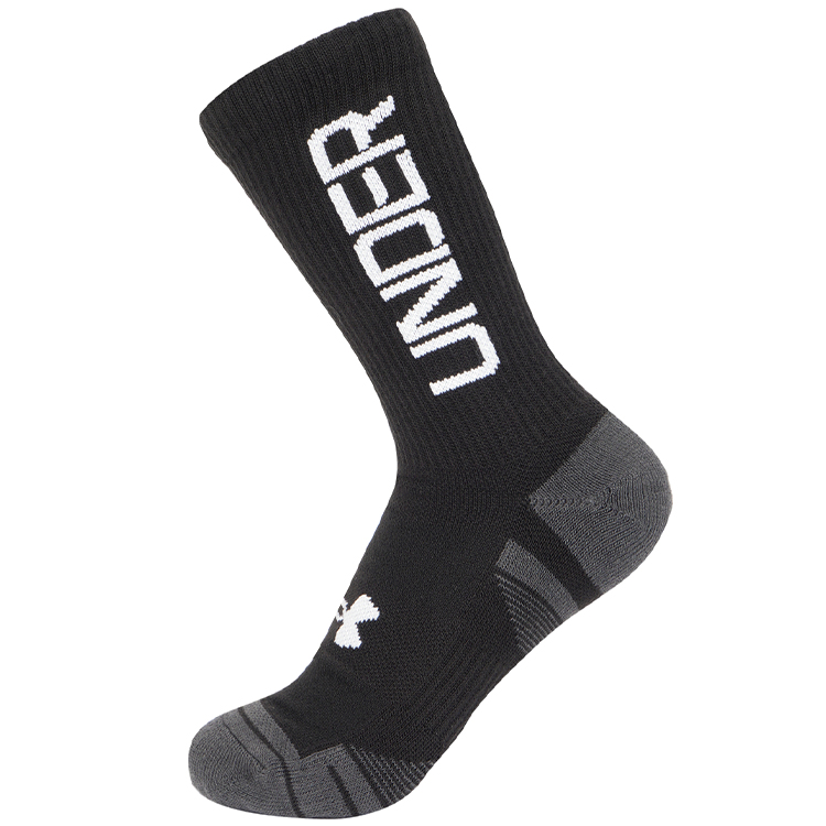 Носки Унисекс Under Armour UA Perf Tech Nov 3pk Crew L Черный photo 5