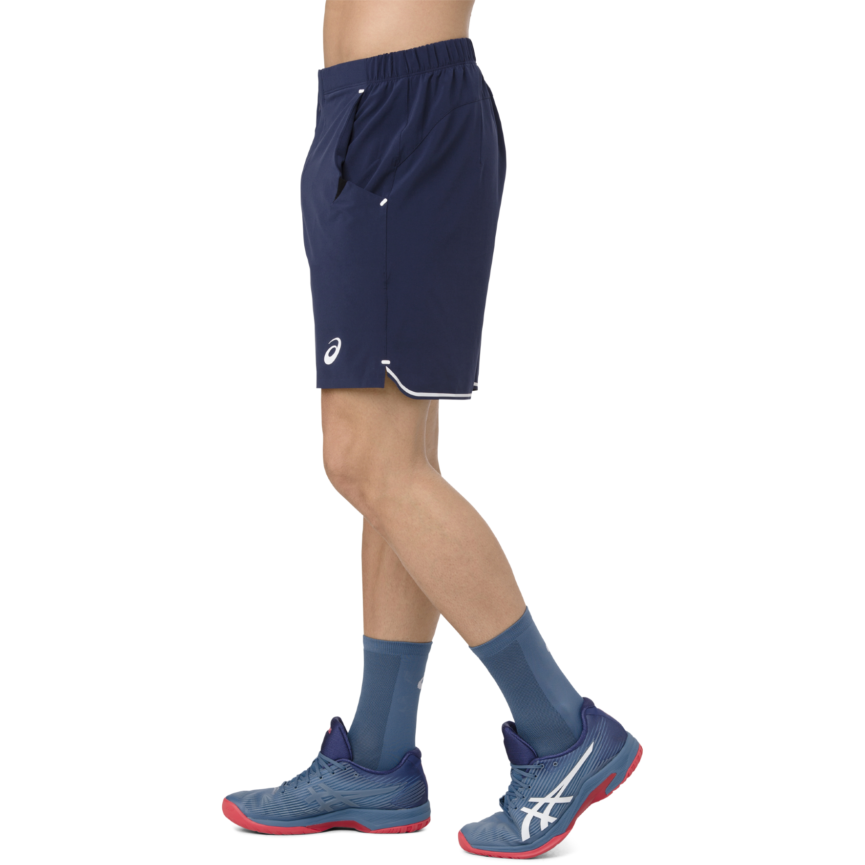 Sorti de bărbați Asics SHORT PEACOAT S Albastru photo 5