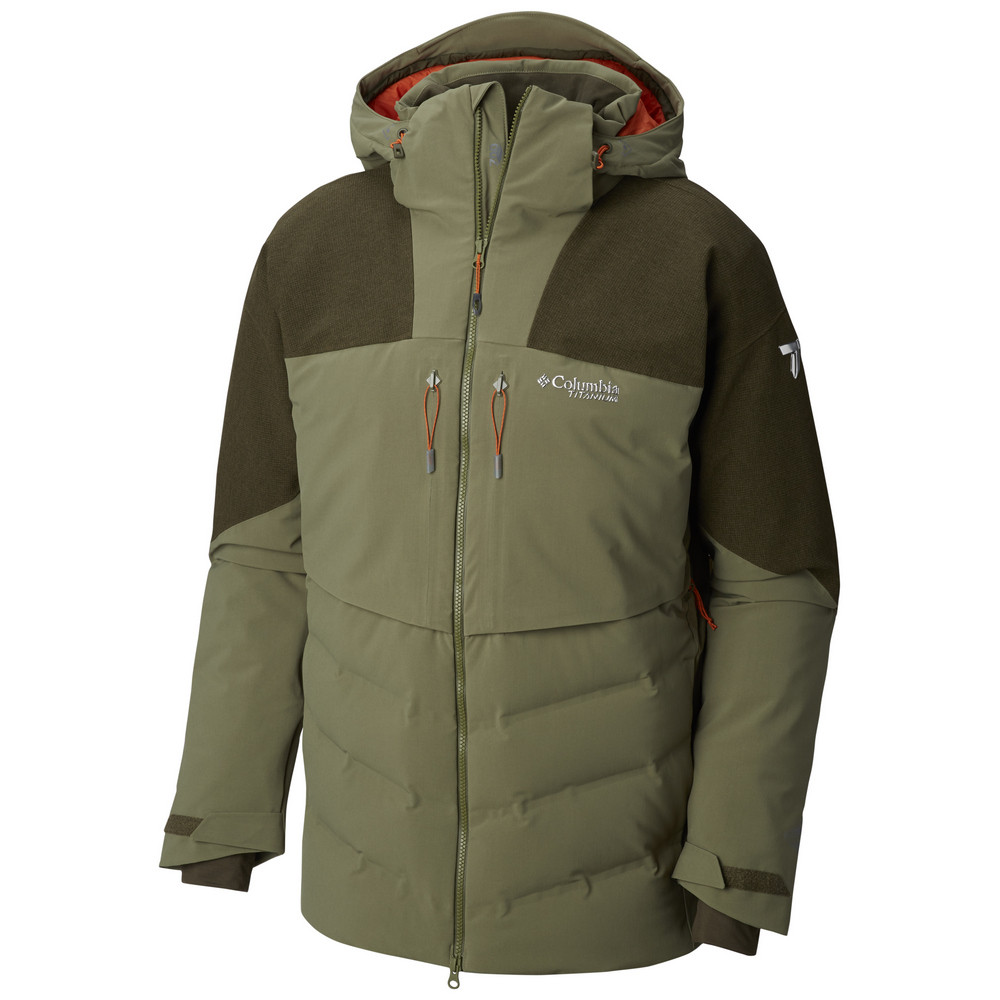 Geacă pt Barbati Columbia Powder Keg II Down Jacket S Verde photo 1