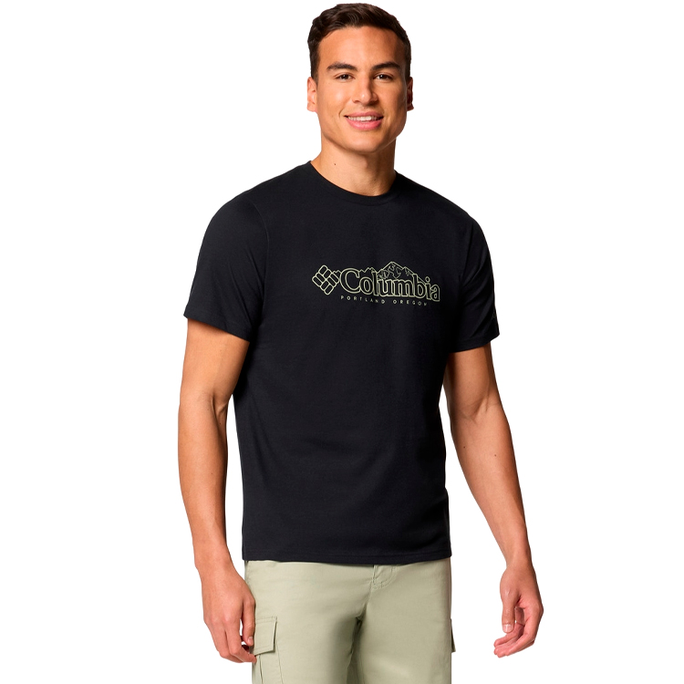 Tricou bărbătesc Columbia Csc Seasonal Logo Tee S Negru photo 3