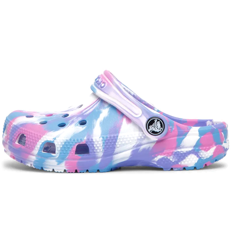 Шлепанцы Crocs Marbled Clog K photo 