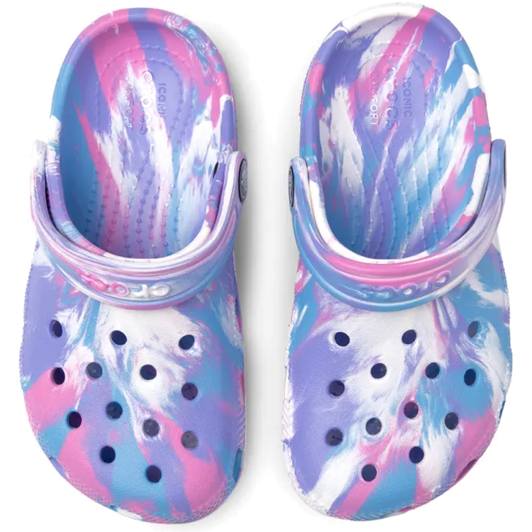 Шлепанцы Crocs Marbled Clog K photo 5