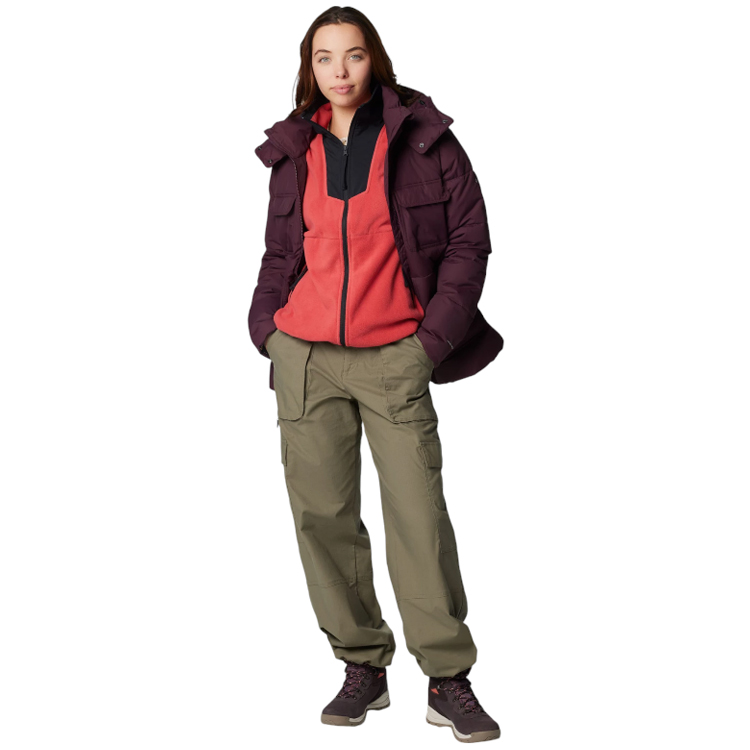 Hanorac Columbia Sequoia Grove Full Zip Fleece XS Rosu Femei photo 2