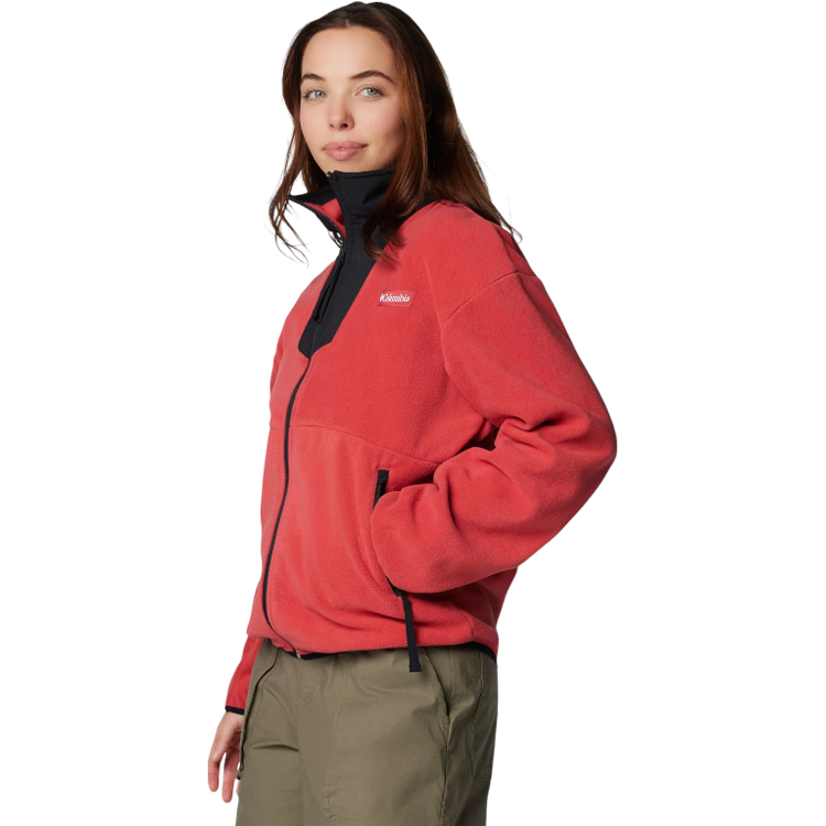 Hanorac Columbia Sequoia Grove Full Zip Fleece XS Rosu Femei photo 4