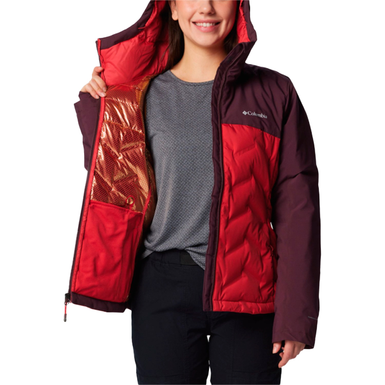 Куртка Columbia Grand Trek III Down Jacket S Бордовый/Красный Женский photo 5