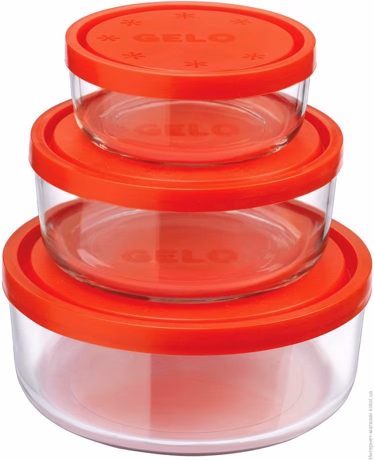 Set recipiente p-u frigider Impex 25002