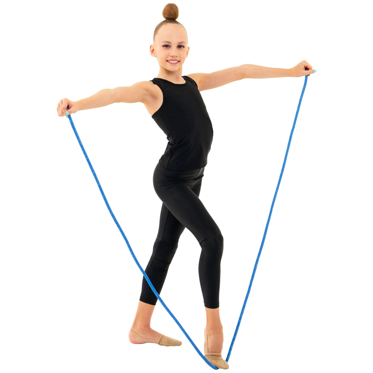Гимнастическая скакалка 4446802 Grace Dance, Синий photo 4