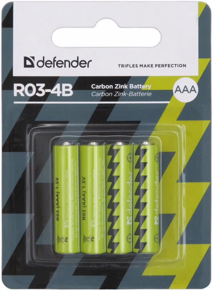 Baterie Defender R03-4B AAA