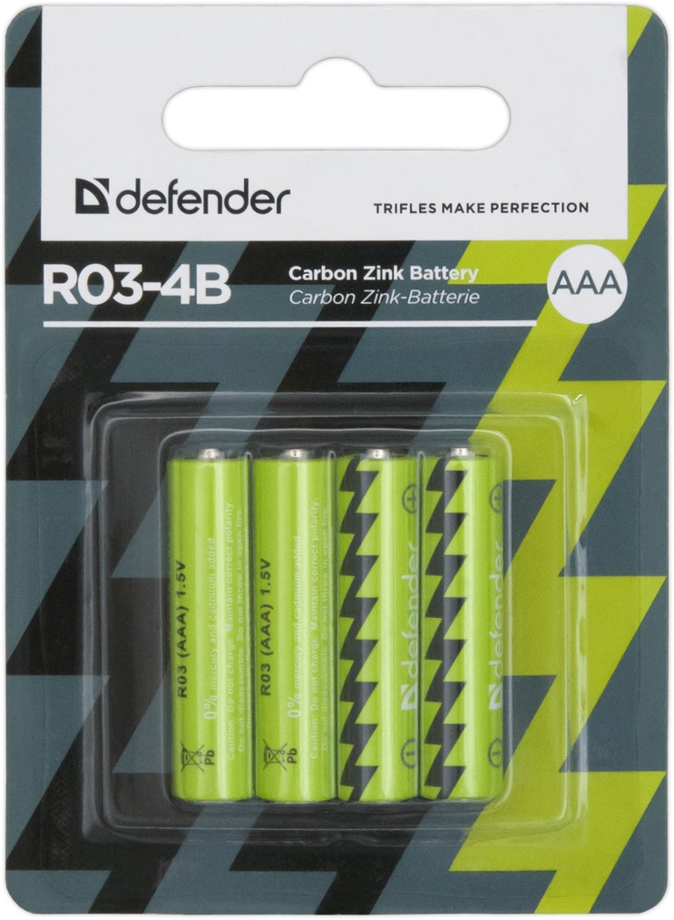 Baterie Defender R03-4B AAA photo 1