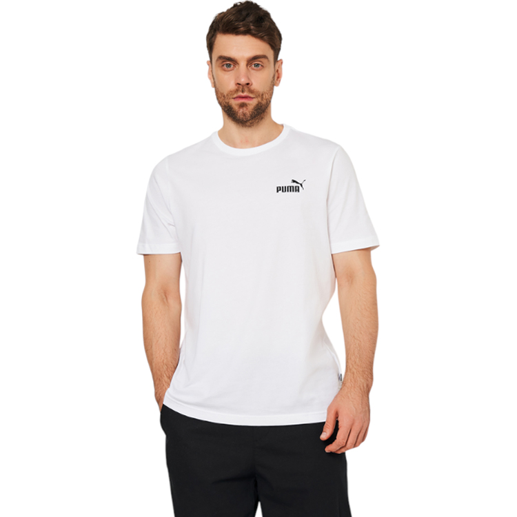 Tricou bărbătesc Puma ESS Small Logo Tee XS Alb photo 2
