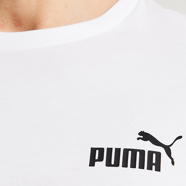Tricou bărbătesc Puma ESS Small Logo Tee XS Alb photo 4