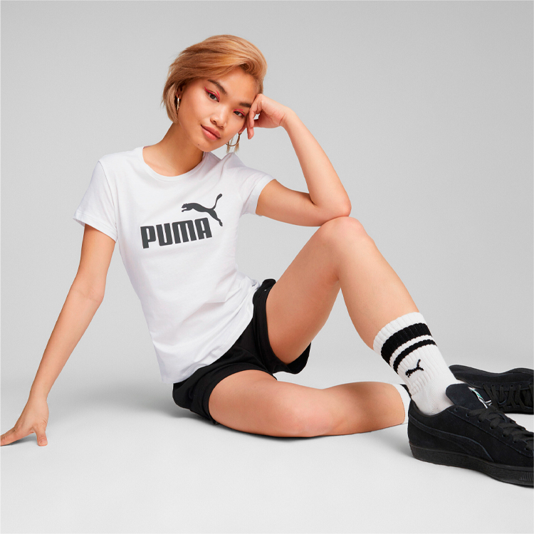 Футболка Puma ESS Logo Tee XS Белый Женский photo 3