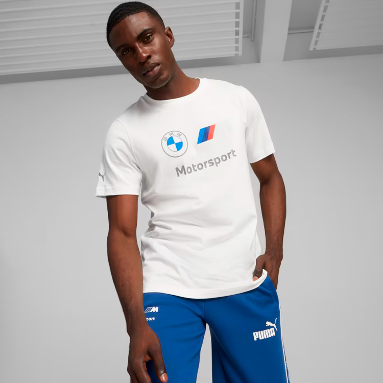 Футболка мужская Puma BMW MMS ESS Logo Tee M Белый photo 4
