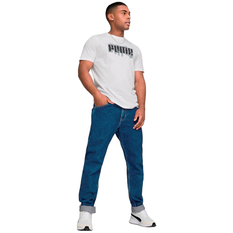 Футболка мужская Puma GRAPHICS Wording Tee M Белый photo 5