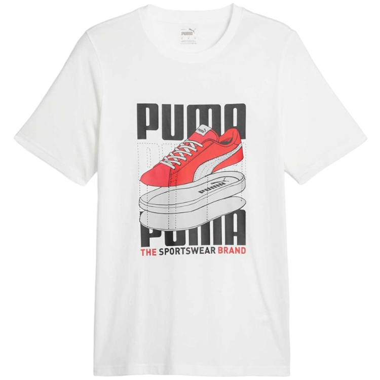 Футболка Puma GRAPHICS Sneaker Tee photo Футболка Puma GRAPHICS Sneaker Tee photo