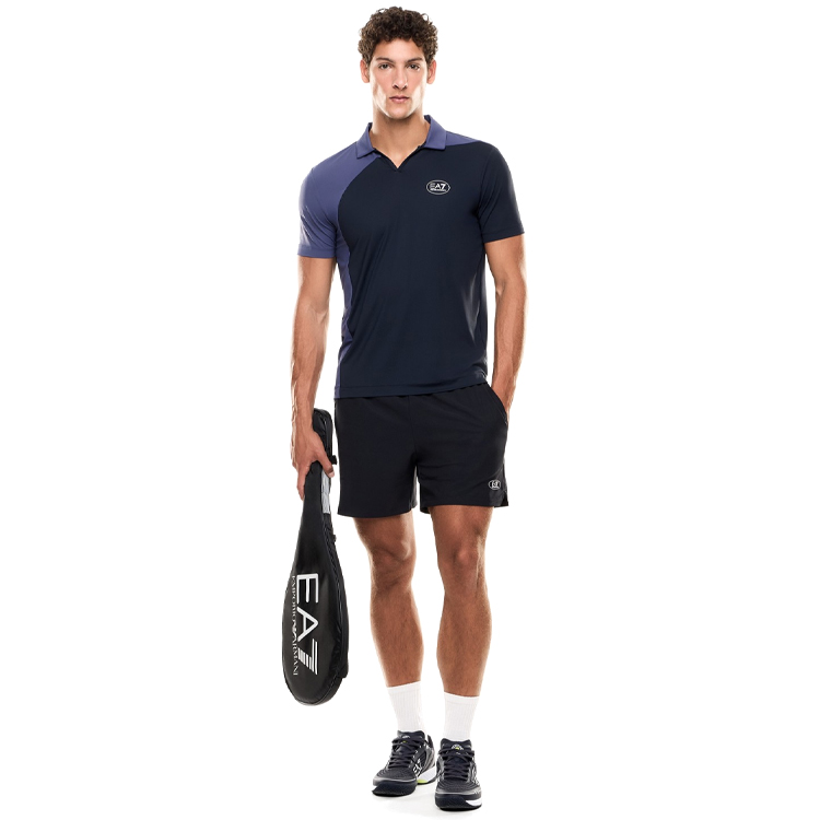 Мужские Поло EA7 EMPORIO ARMANI TENNIS PRO M POLO PA ST COLORB XS Синий photo 3