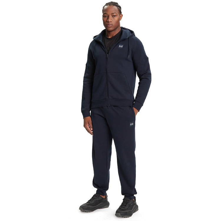 Hanorac pt bărbați EA7 EMPORIO ARMANI TRAIN VISIBILITY M HOODIE FZ B M Albastru photo 2
