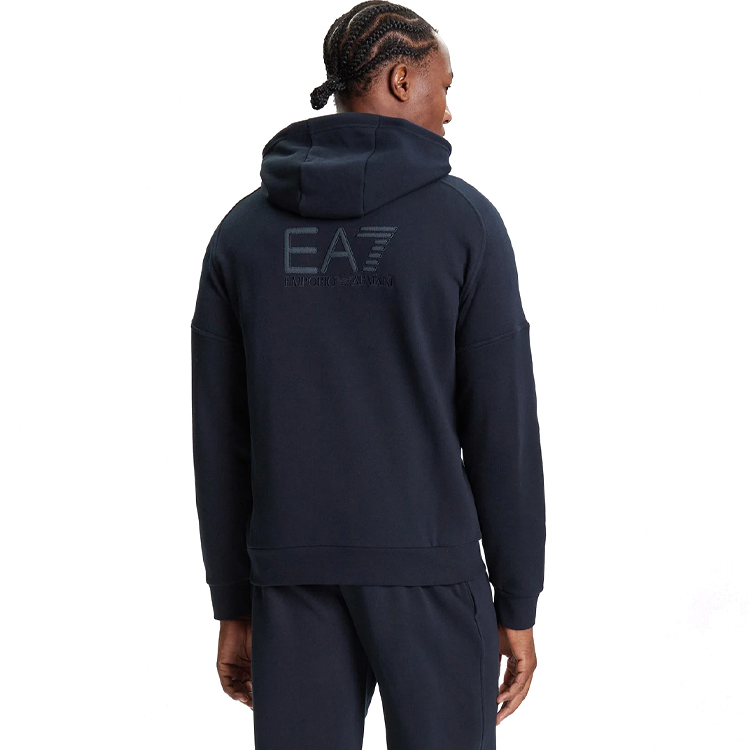 Hanorac pt bărbați EA7 EMPORIO ARMANI TRAIN VISIBILITY M HOODIE FZ B M Albastru photo 4