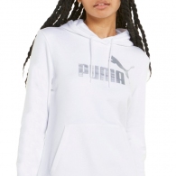 Hanorac Puma ESS+ Metallic Logo Hoodie TR thumbnav 3