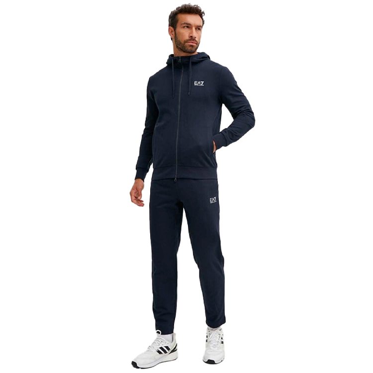 Костюм мужской EA7 EMPORIO ARMANI TRAIN CORE ID M T-SUIT HOODIE XXL Синий photo 3