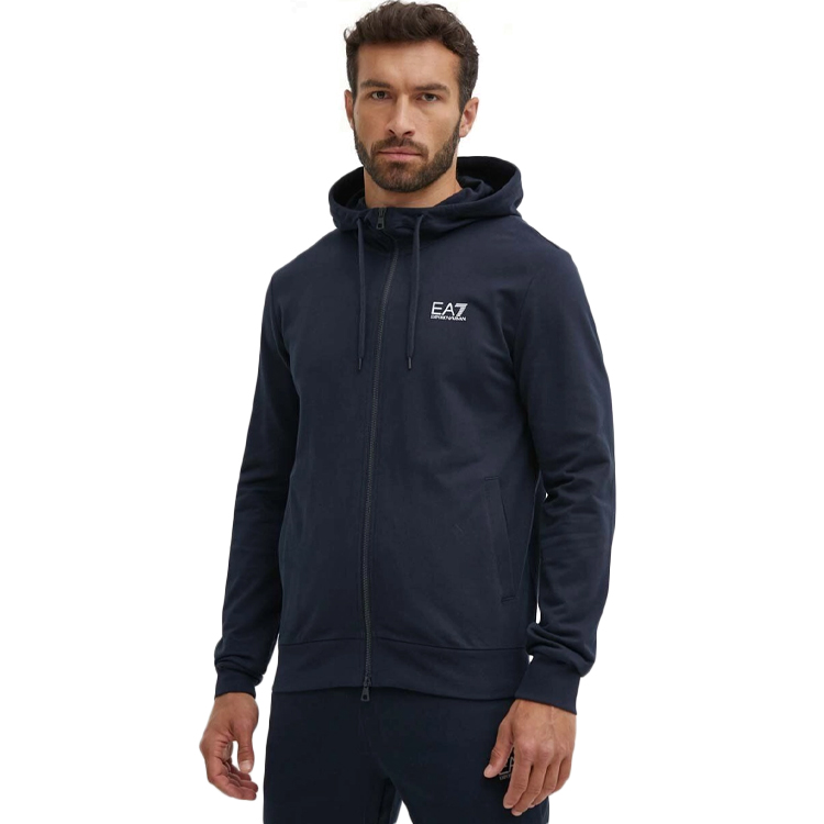 Костюм мужской EA7 EMPORIO ARMANI TRAIN CORE ID M T-SUIT HOODIE XXL Синий photo 4