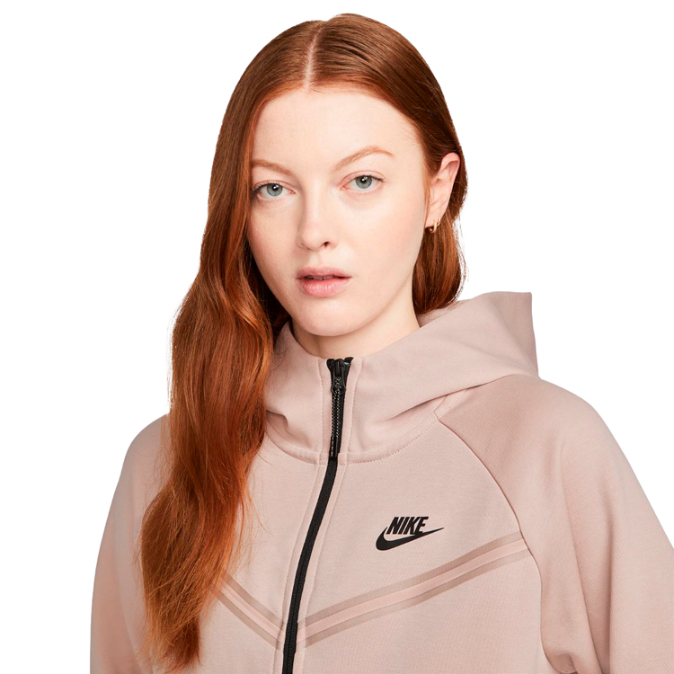 Толстовка Nike W NSW TCH FLC WR HOODIE FZ L Розовый Женский photo 3