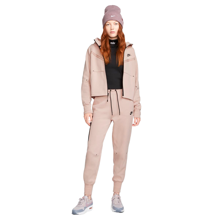 Толстовка Nike W NSW TCH FLC WR HOODIE FZ L Розовый Женский photo 4