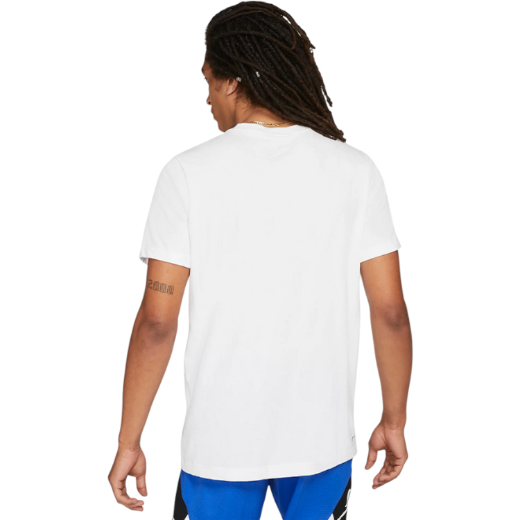Tricou bărbătesc Nike M J JUMPMAN DFCT SS CREW M Alb photo 5