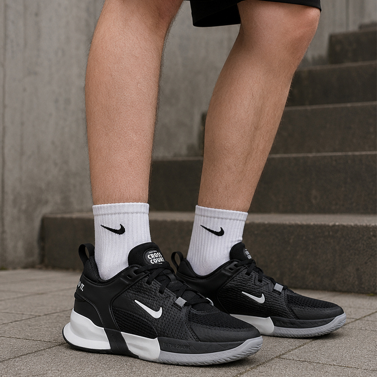 Кроссовки Nike KIDS CROSSCOURT (GS) / Мужской / 40 / Черный photo 6